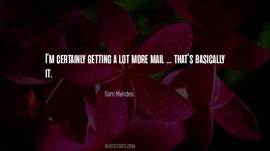 Mail's Quotes #321373