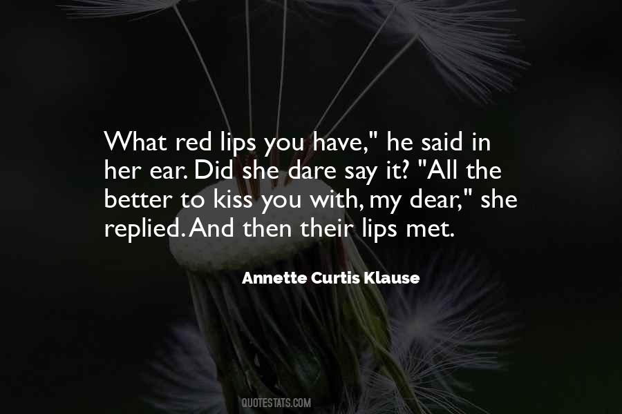 Quotes About Red Lips #828506