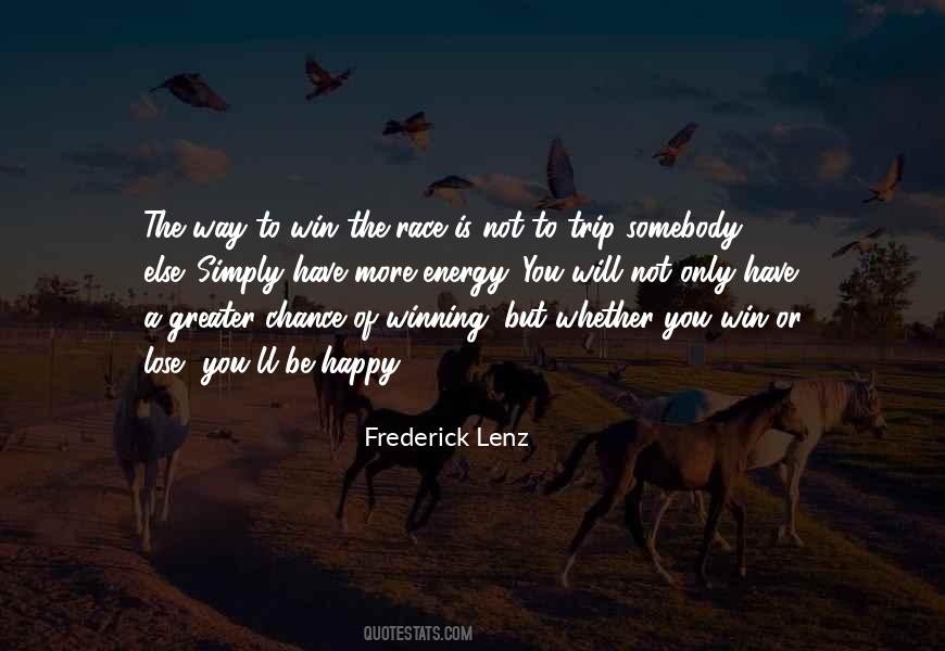 Quotes About Winning The Race #1314404