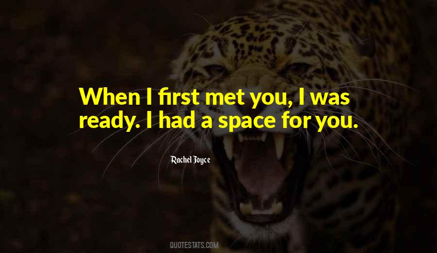 Quotes About When I Met You #352067