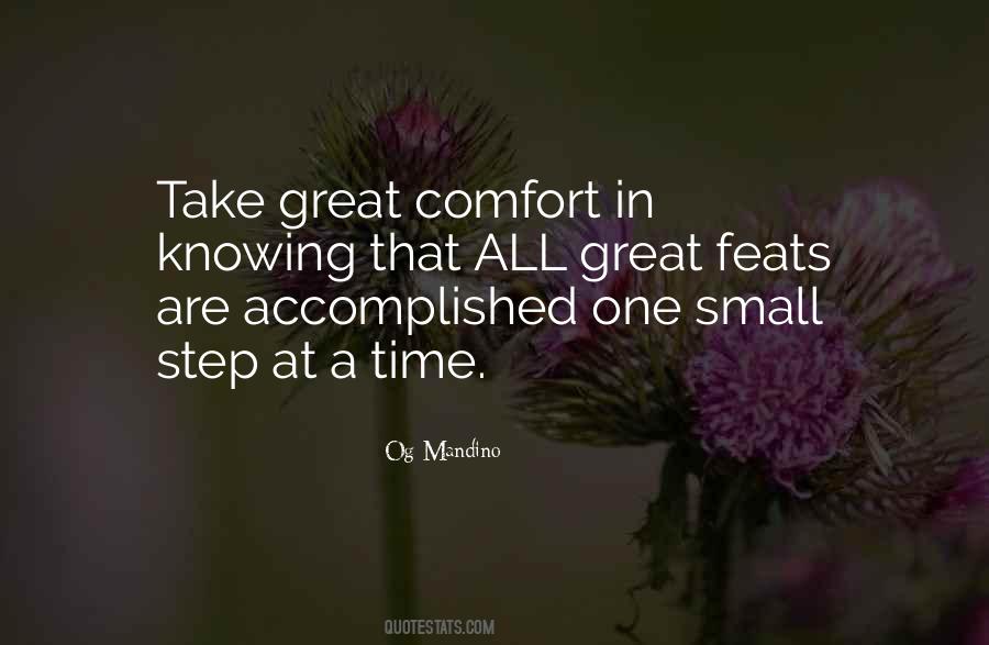 Quotes About Small Steps #936831