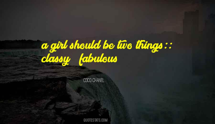 Quotes About Classy Girl #1676285