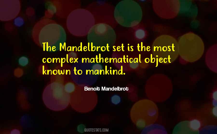 Mandelbrot Quotes #1826025