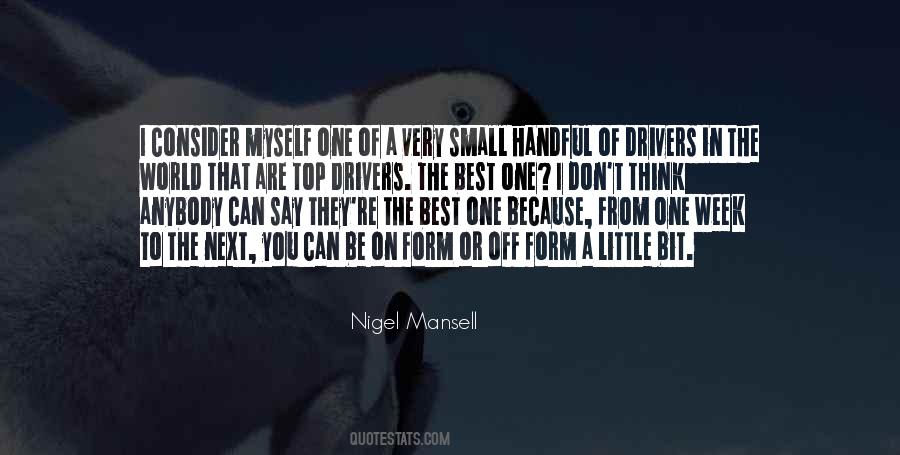 Mansell's Quotes #1001036