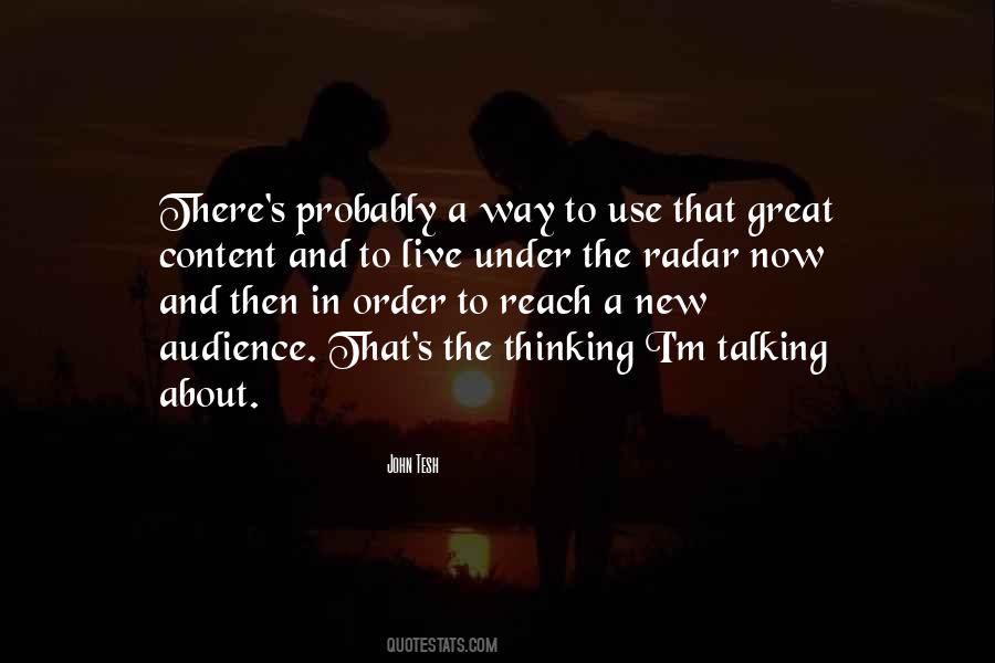 Quotes About Thinking And Talking #447884