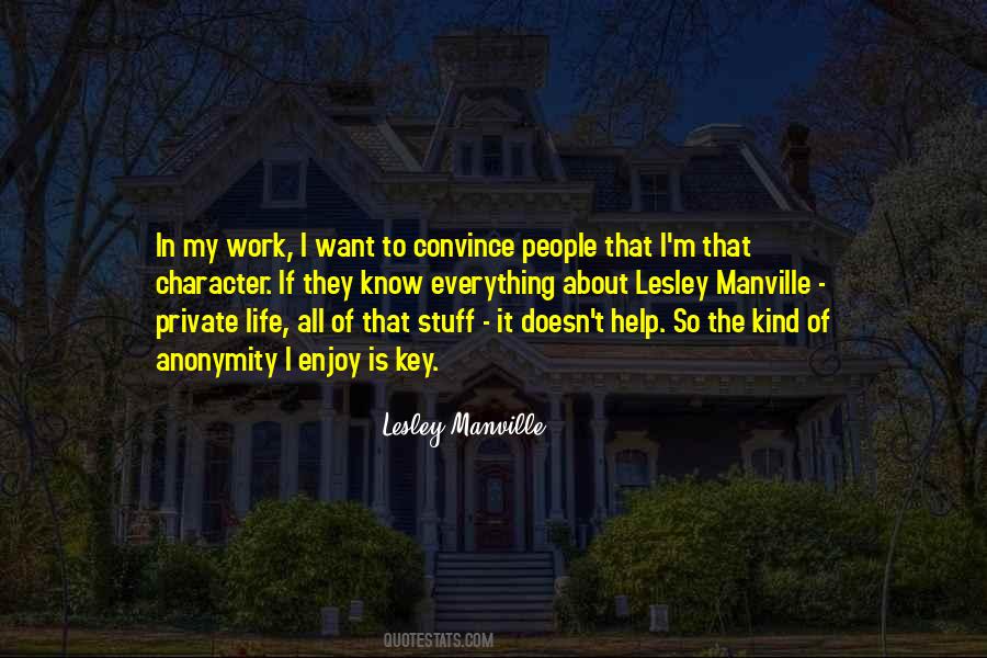 Manville Quotes #411724