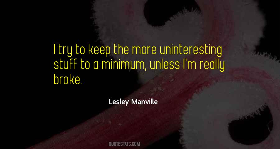 Manville Quotes #814290