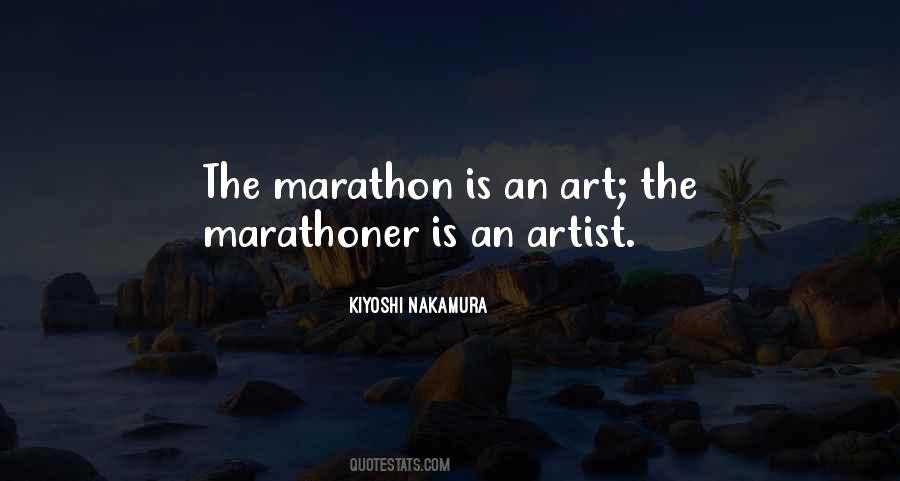Marathoner Quotes #1750514