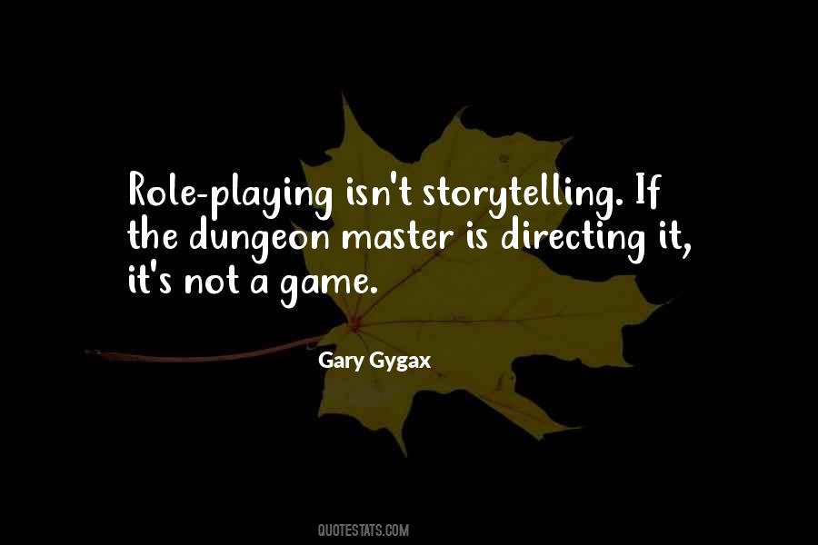Quotes About Role Playing #521878
