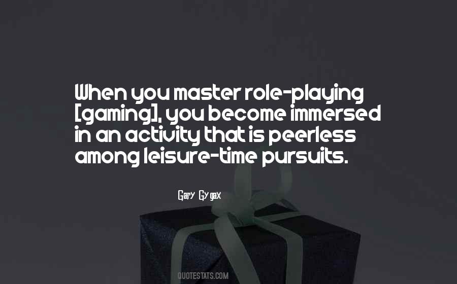 Quotes About Role Playing #939634