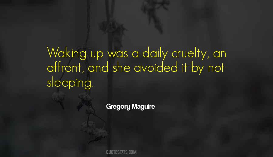 Quotes About Not Waking Up #977486