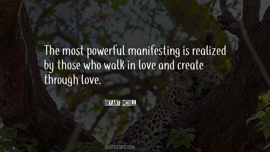 Quotes About Manifesting Love #509464