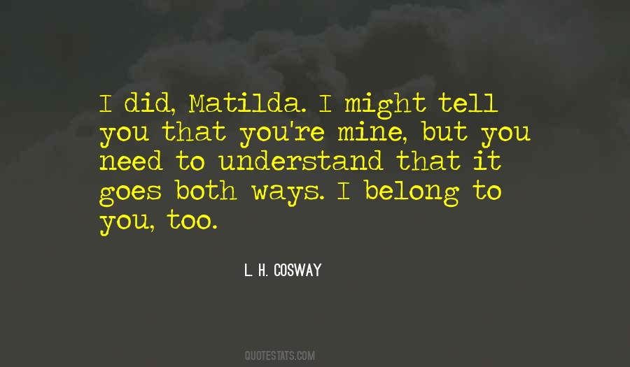 Matilda's Quotes #558316