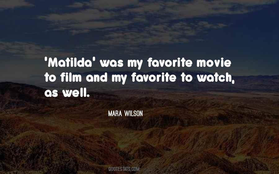 Matilda's Quotes #559941