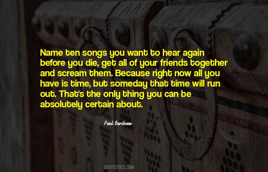 Quotes About Time Running Out #14969