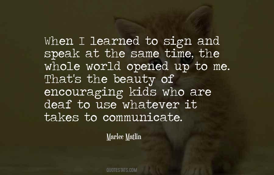 Matlin Quotes #1565010 Matlin Quotes #1565010