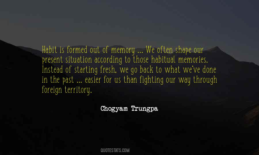 Quotes About Memory Of The Past #176404