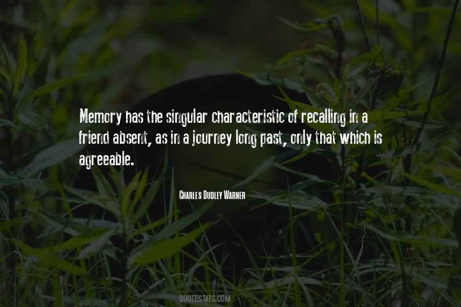 Quotes About Memory Of The Past #18279