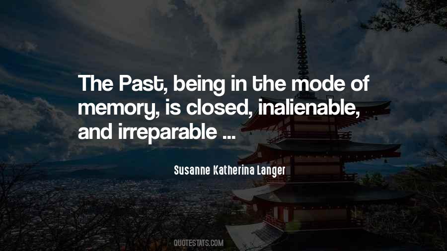 Quotes About Memory Of The Past #199285