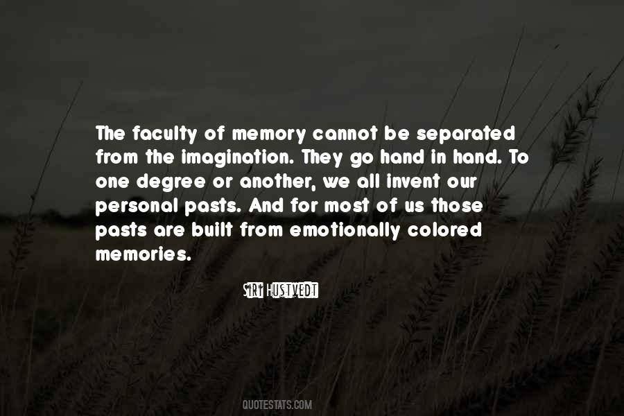 Quotes About Memory Of The Past #275725