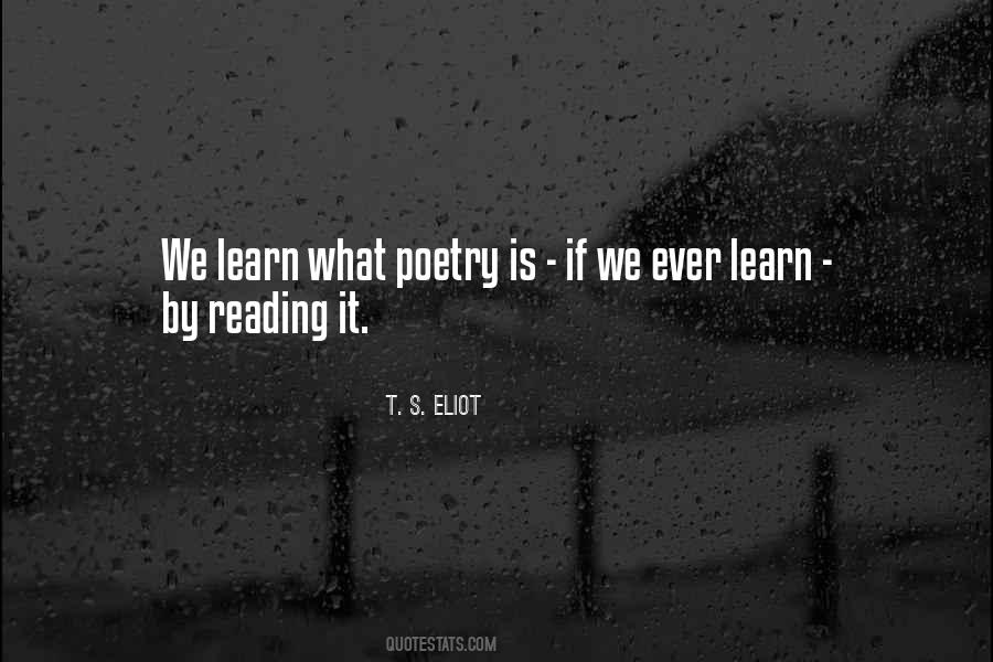 Quotes About What Is Poetry #316675