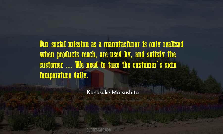 Matsushita Quotes #1218057