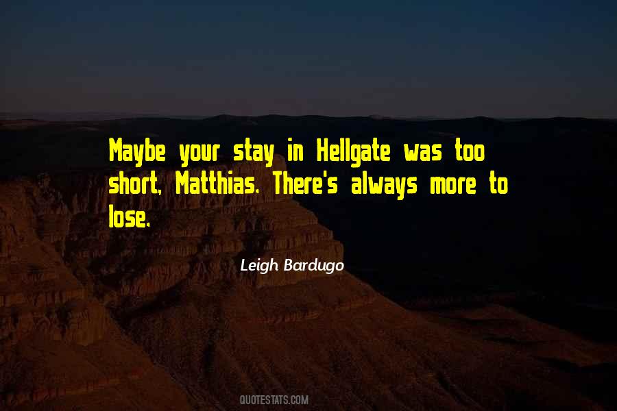 Matthias's Quotes #356834
