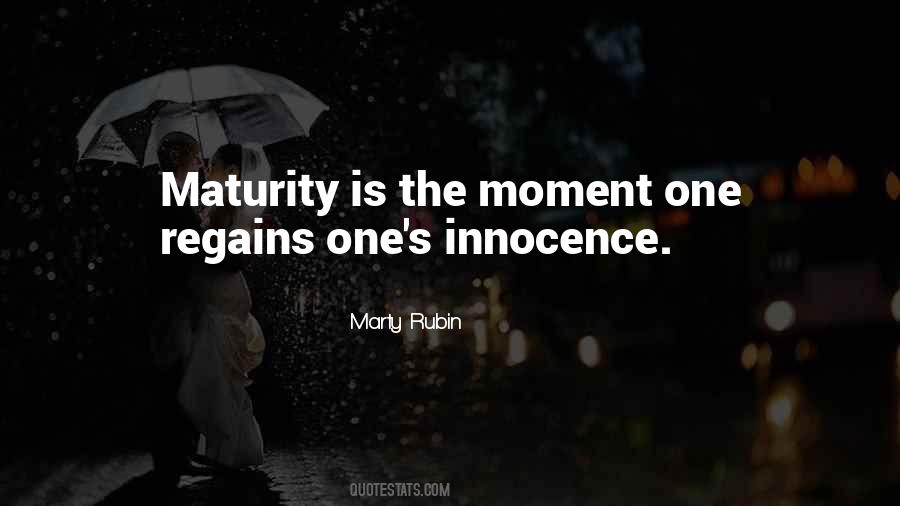 Maturity's Quotes #156322