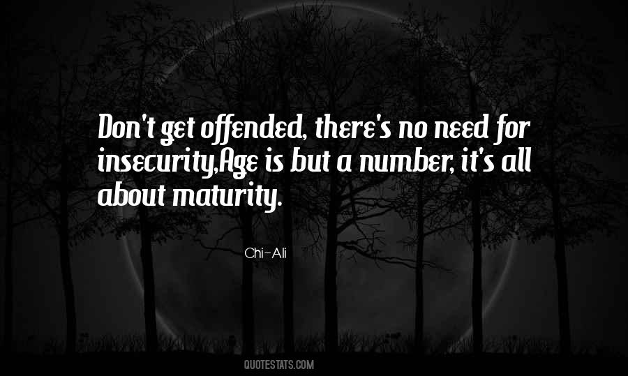 Maturity's Quotes #48542