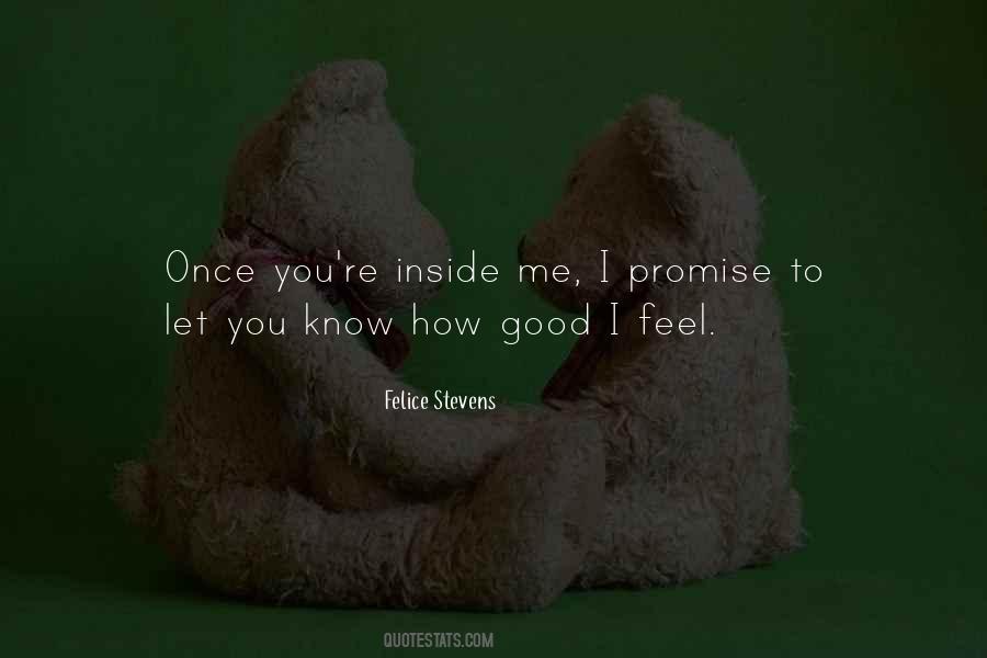 Quotes About How To Feel Good #186355