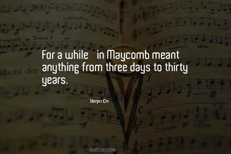 Maycomb's Quotes #862331