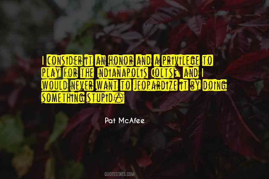 Mcafee's Quotes #601343