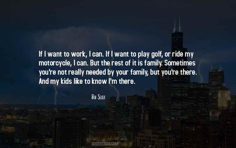 Quotes About Golf And Family #611644