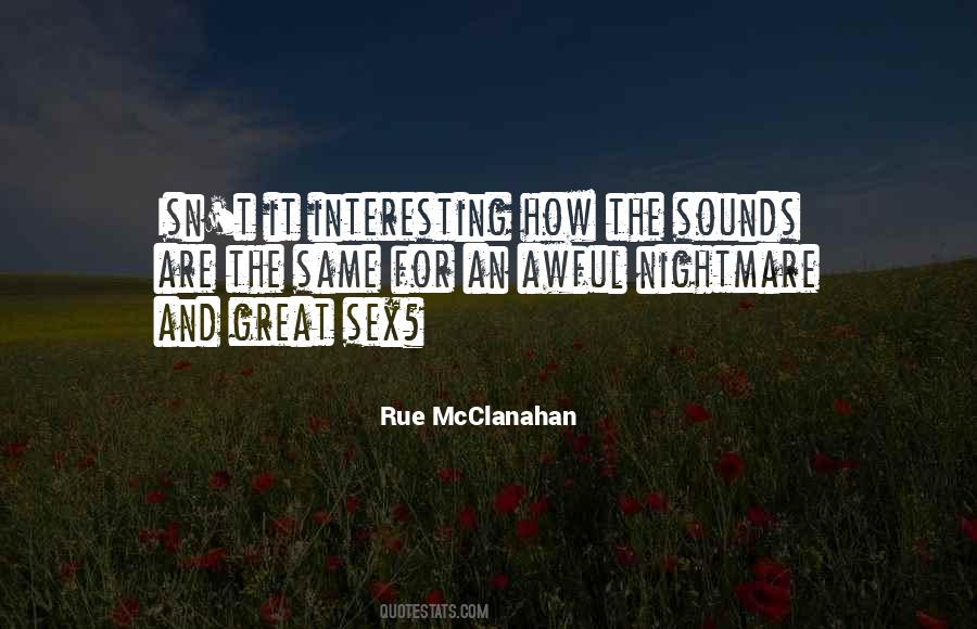 Mcclanahan Quotes #1211028