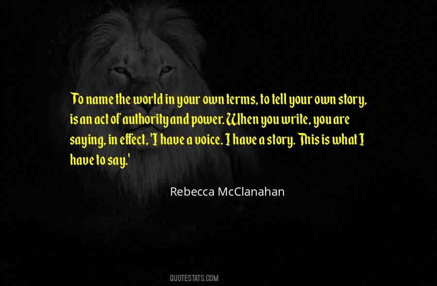 Mcclanahan Quotes #1299107