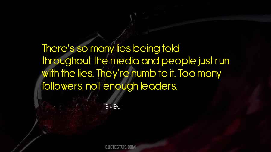 Quotes About Lies In The Media #1473038