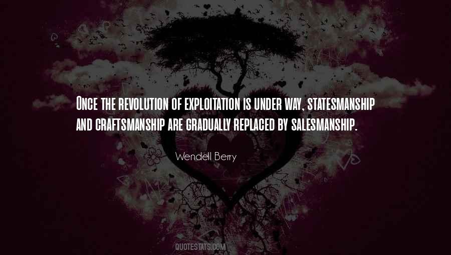 Quotes About Exploitation #1039275