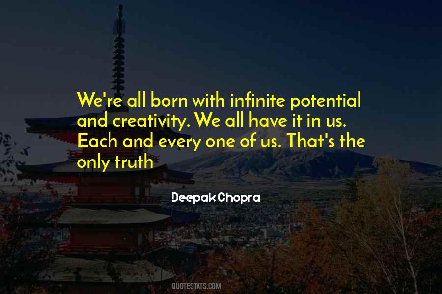 Quotes About Infinite Potential #704567