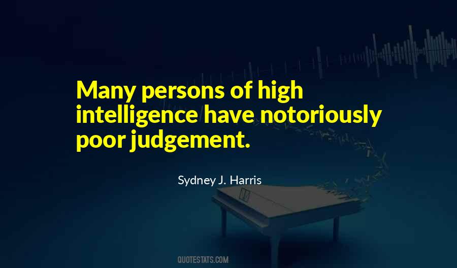 Quotes About Poor Judgement #1715190