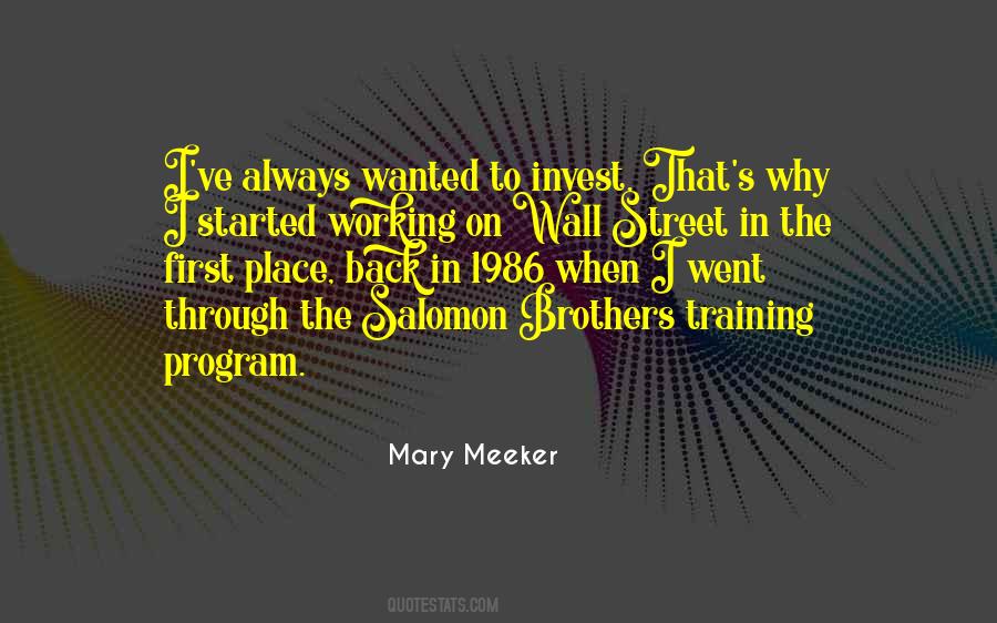 Meeker's Quotes #1360744