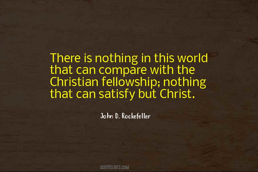 Quotes About Fellowship Of Christian #1297957