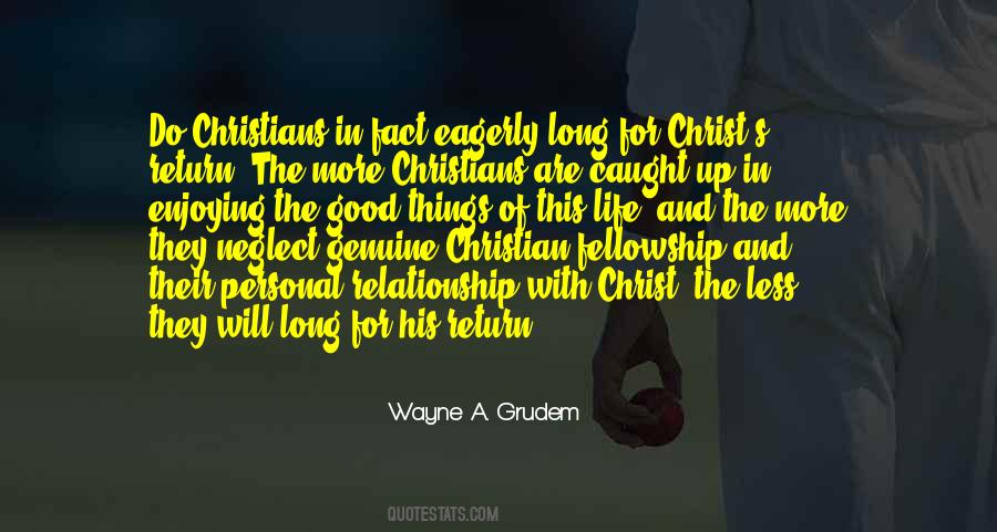Quotes About Fellowship Of Christian #1859383