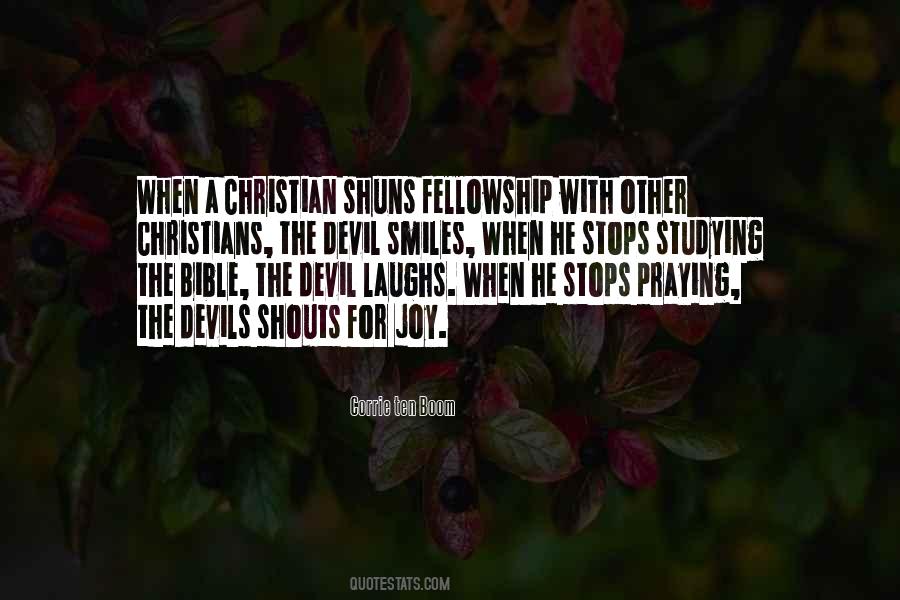 Quotes About Fellowship Of Christian #296970