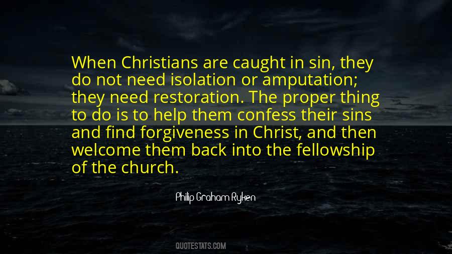 Quotes About Fellowship Of Christian #379841