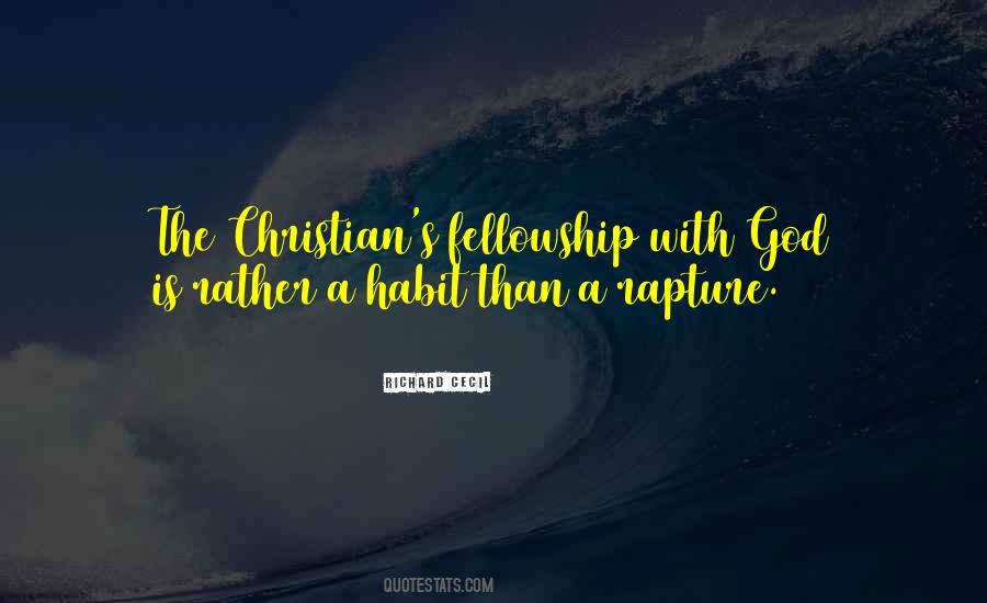 Quotes About Fellowship Of Christian #410079