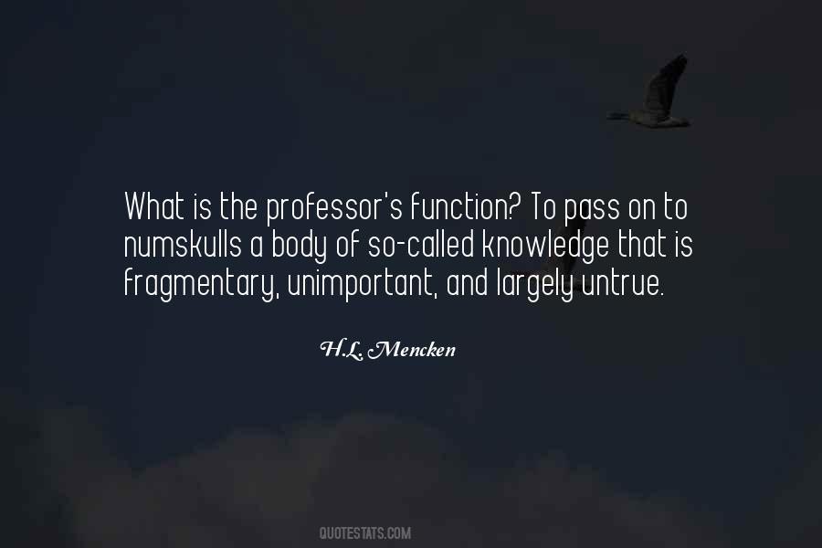 Mencken's Quotes #1713032