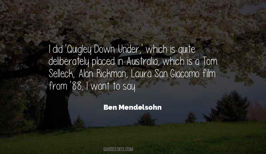 Mendelsohn Quotes #1420869