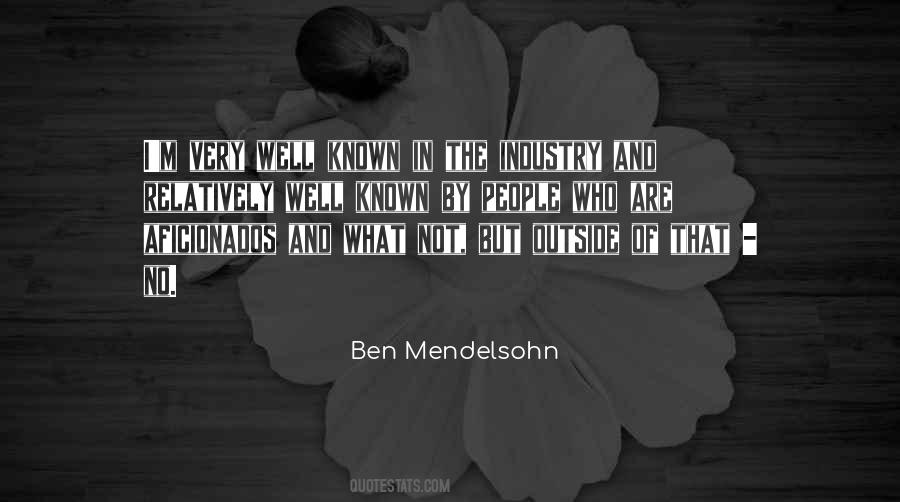Mendelsohn Quotes #986203