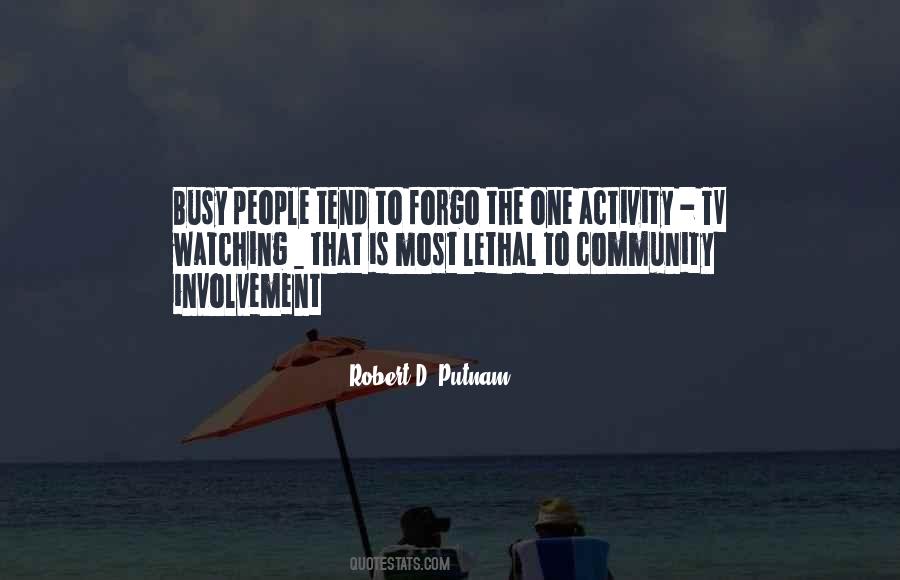 Quotes About Community Activity #910092