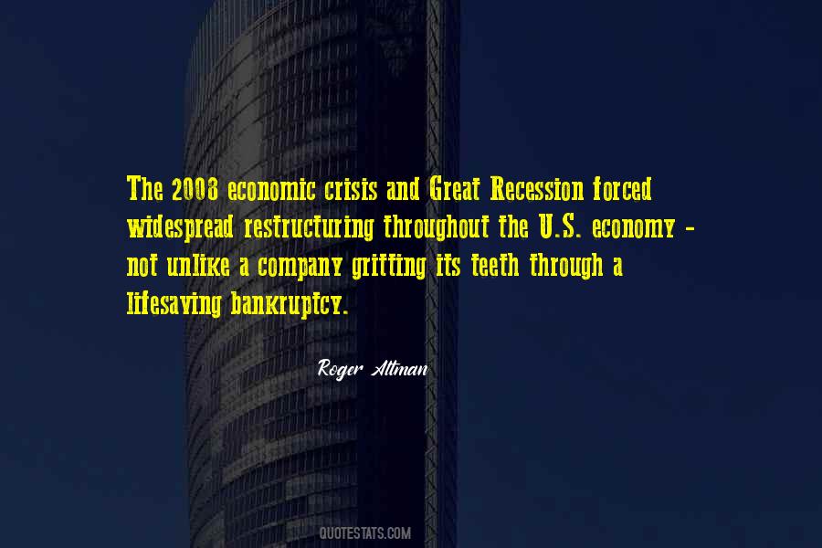 Quotes About Economic Crisis #1869868